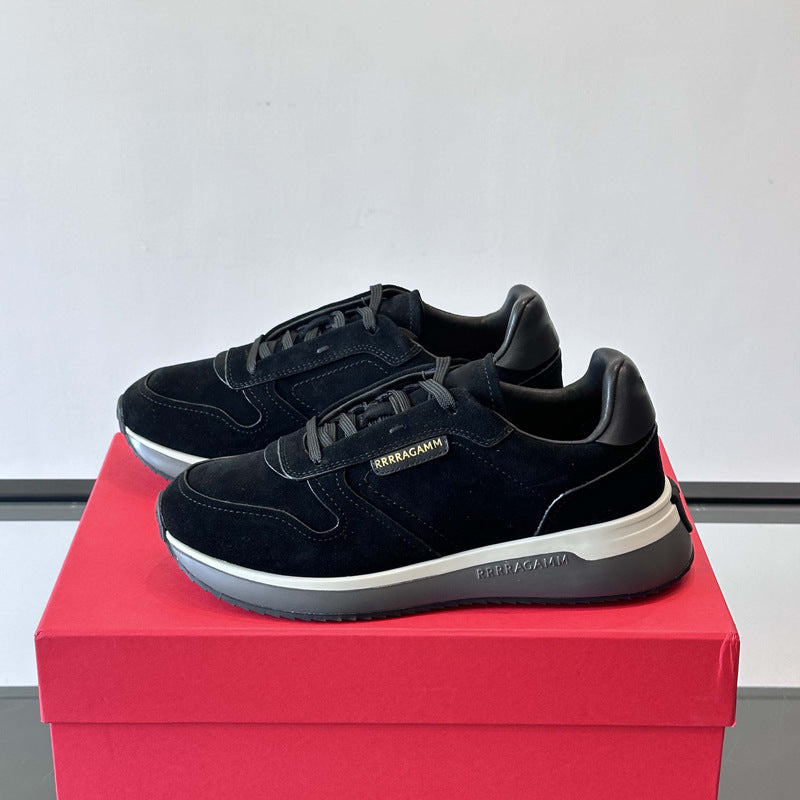 Damen Sneaker Rutschfest Wildleder
