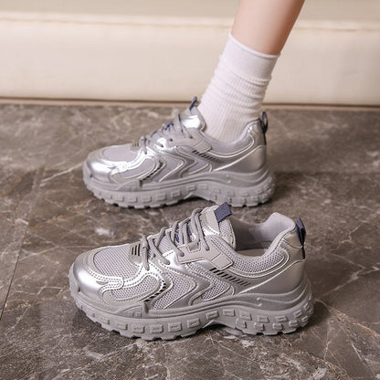 Damen Sneaker Ergonomisch Dämpfend Sport