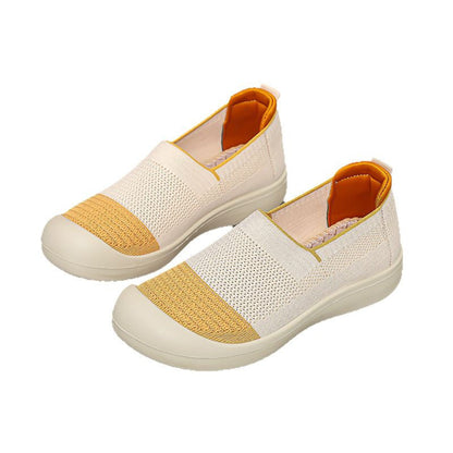 Damen Sneaker Slip-On Atmungsaktives Mesh Leicht