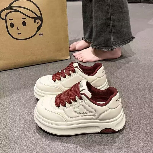 Damen Sneaker Dicksohlige Atmungsaktive Sportschuhe - Norvielle