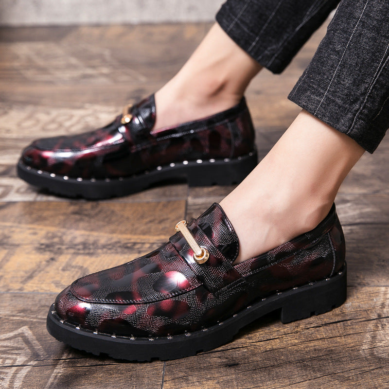 Damen Mokassins Elegante Leder