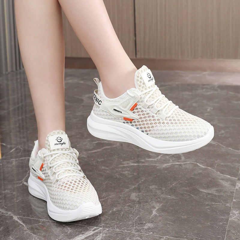 Damen Laufschuhe Atmungsaktives Mesh Rutschfester Gummi