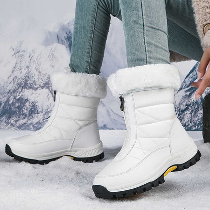 Damen Winterstiefel Warm Isoliert Rutschfest Wasserfest