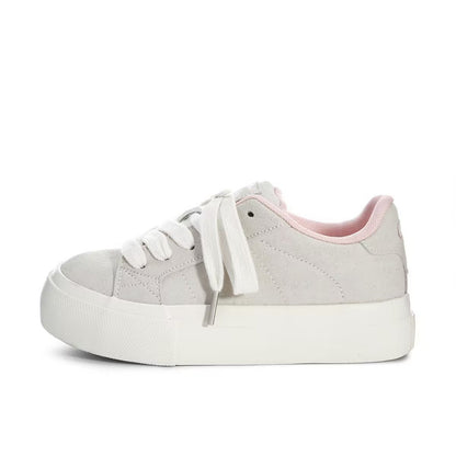 Damen Sneaker Weiches Wildleder Atmungsaktiv Bequem