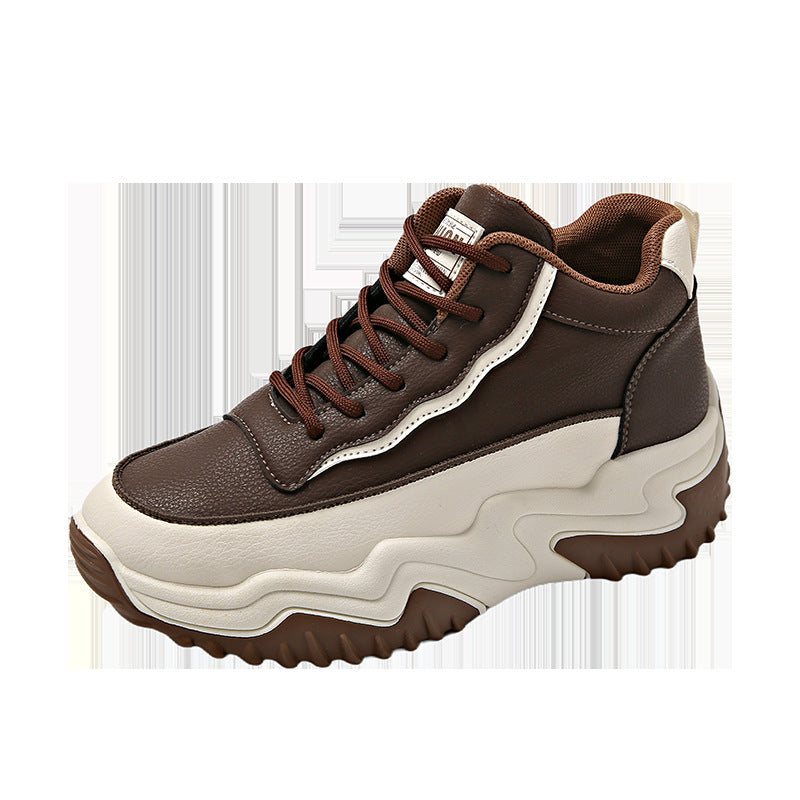 Damen High- Sneaker Sportlich Rutschfest