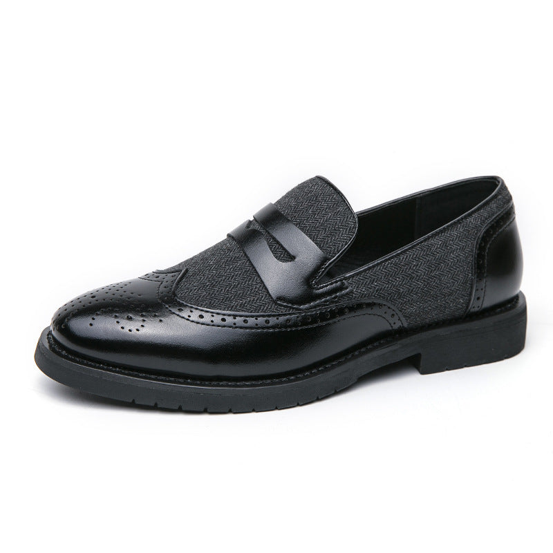 Damen Loafers Elegante Leder Schuhe Braun