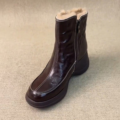 Damen Winterstiefel Rutschfest Bequem