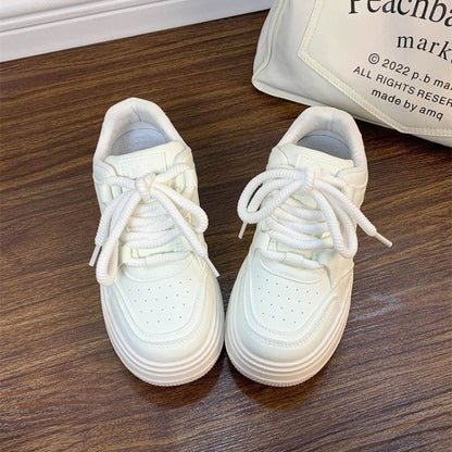 Damen Plateau Sneaker Ergonomisch Bequem