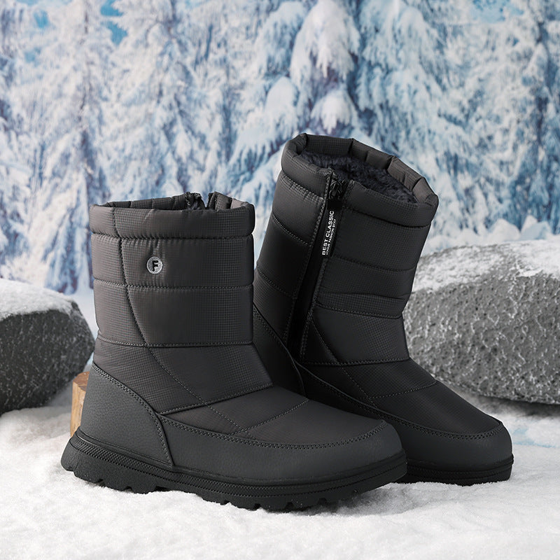 Damen Winterstiefel Isoliert Rutschfest Schnellverschluss - Norvielle