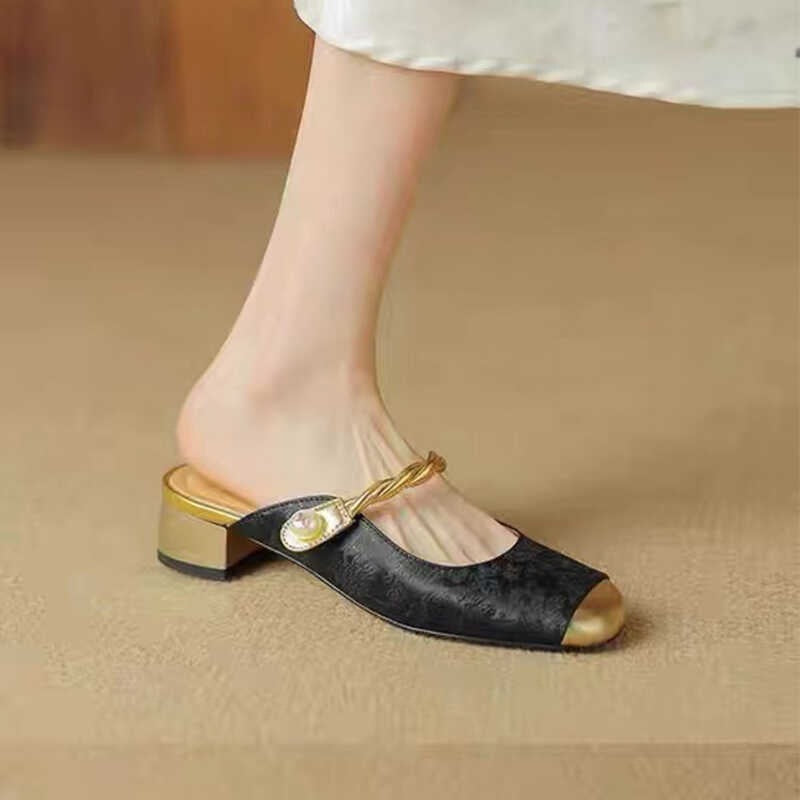 Damen Slingback Pumps Glänzend Hochhackig