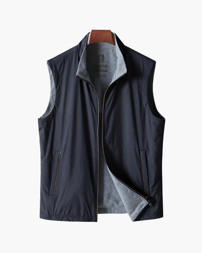 Herren Bodywarmer Schlank Reißverschluss