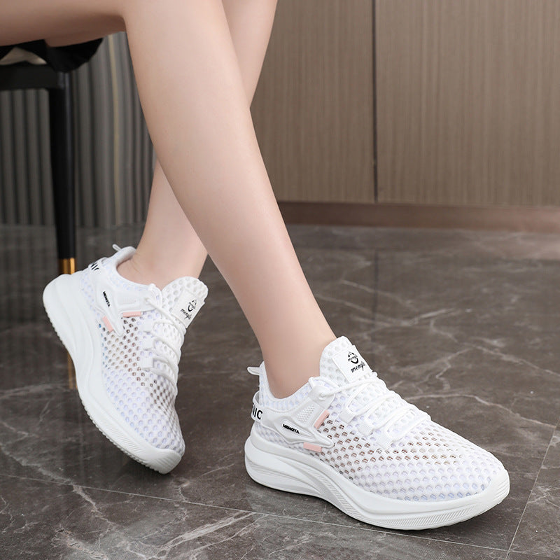 Damen Laufschuhe Atmungsaktives Mesh Rutschfester Gummi