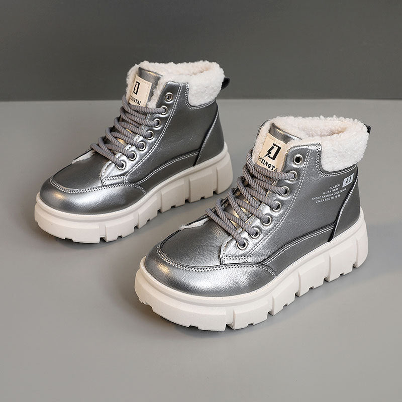 Damen Winterstiefel Flauschig Rutschfest