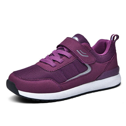 Damen Sneaker Atmungsaktives Mesh Klettverschluss