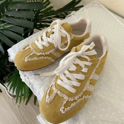 Damen Sneaker Spitze Komfortabel Modern