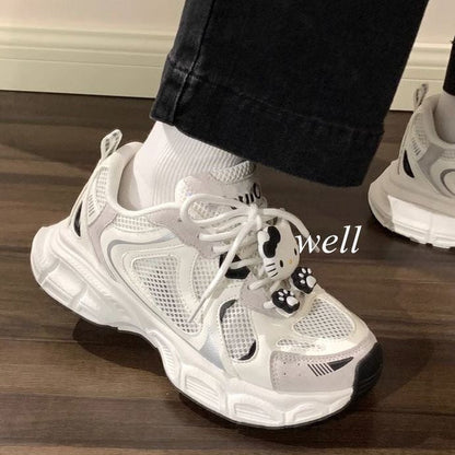 Damen Sneaker Hello Kitty Sportlich Frauen Schuhe