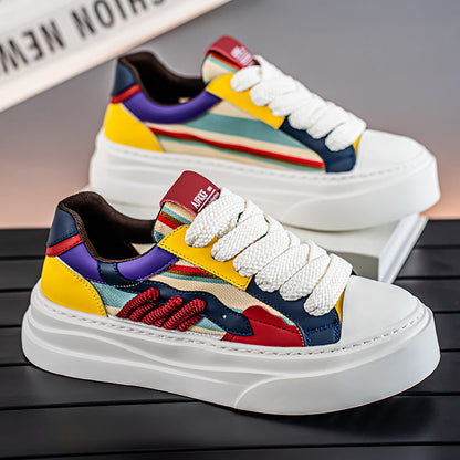 Damen Sneaker Bunt Komfortabel Weiches Innenfutter