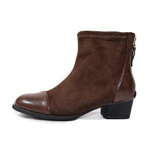 Damen Stiefeletten Weichleder Elegant