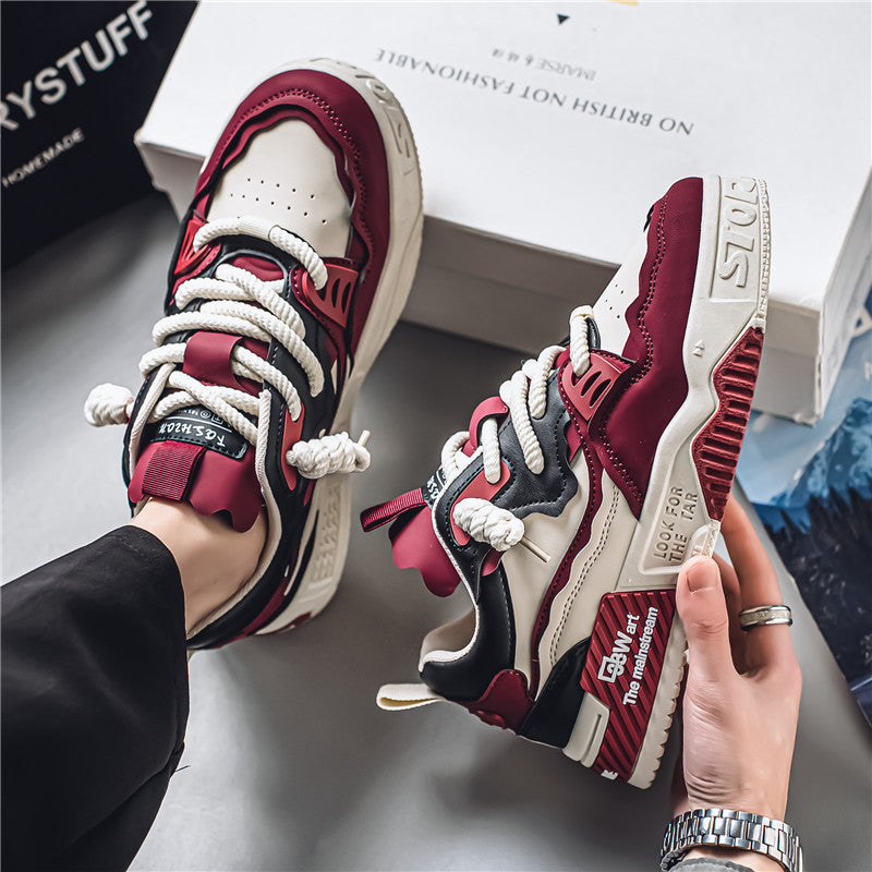 Damen Sneaker Bequem Schnüren