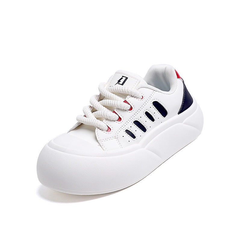Damen Sneaker Sportlich Atmungsaktiv Dicke Sohle
