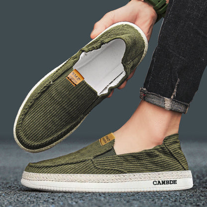 Damen Slip-On Schuhe Stretchleder