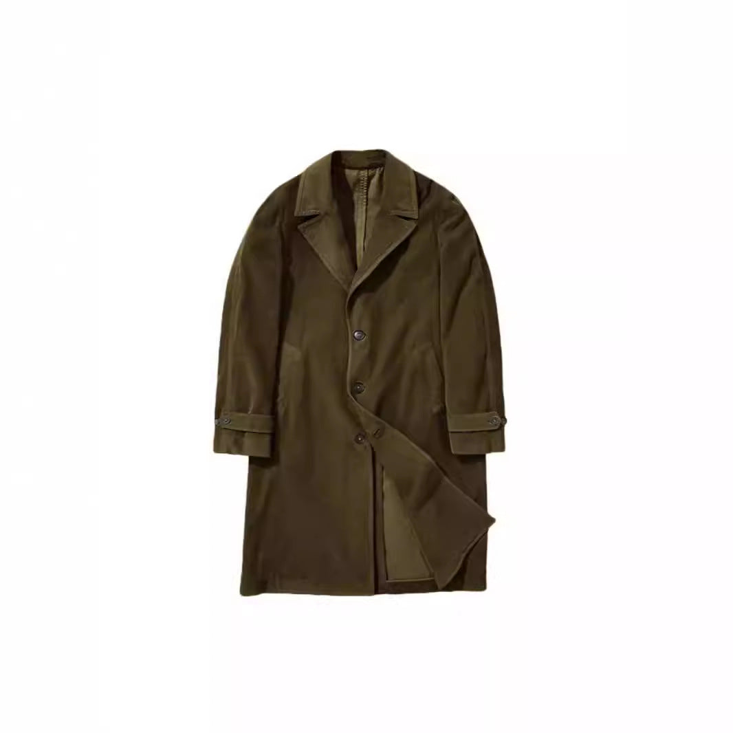 Herren Wollmantel Elegantes Design