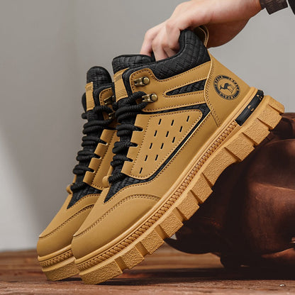 Damen High- Sneaker Sportlich Rutschfeste Sohle
