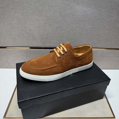 Damen Mokassin Sneaker Weichleder Rutschfest