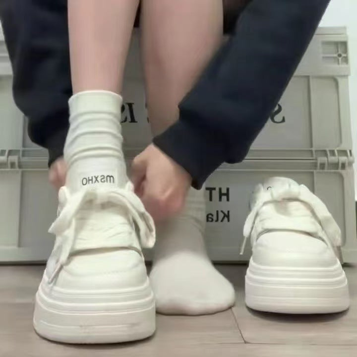 Damen Plateau Sneaker Gepolstert