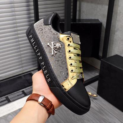 Damen Sneaker Rutschfest Glanzdetail
