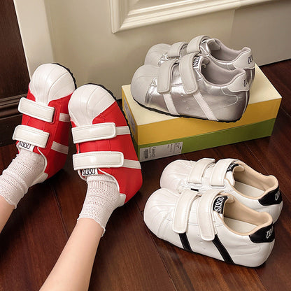 Damen Sneaker Komfortabel Klettverschluss Modern wird zu