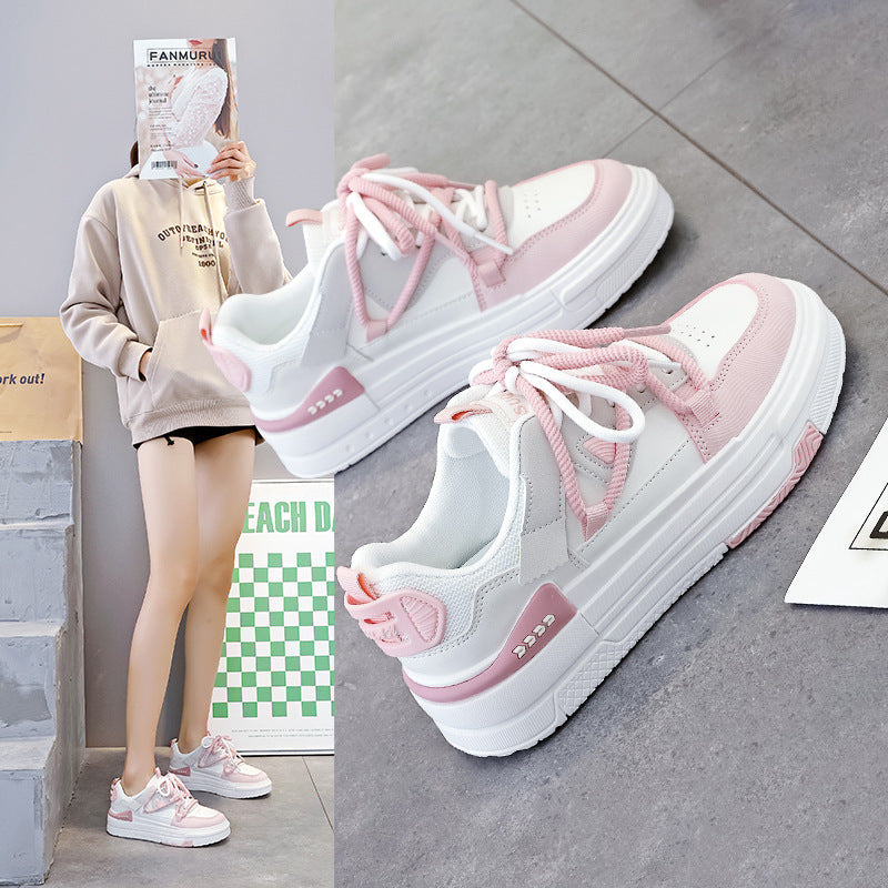 Damen Sneaker Atmungsaktiv Mit Schnürsystem Schwarz - Norvielle
