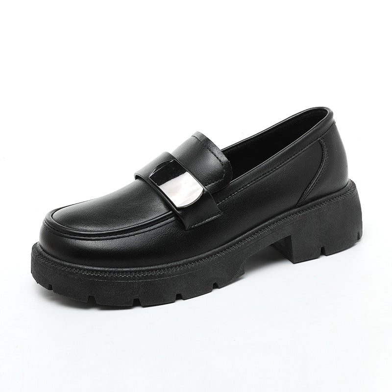 Damen Loafers Elegante Blockabsatz Schuhe - Norvielle