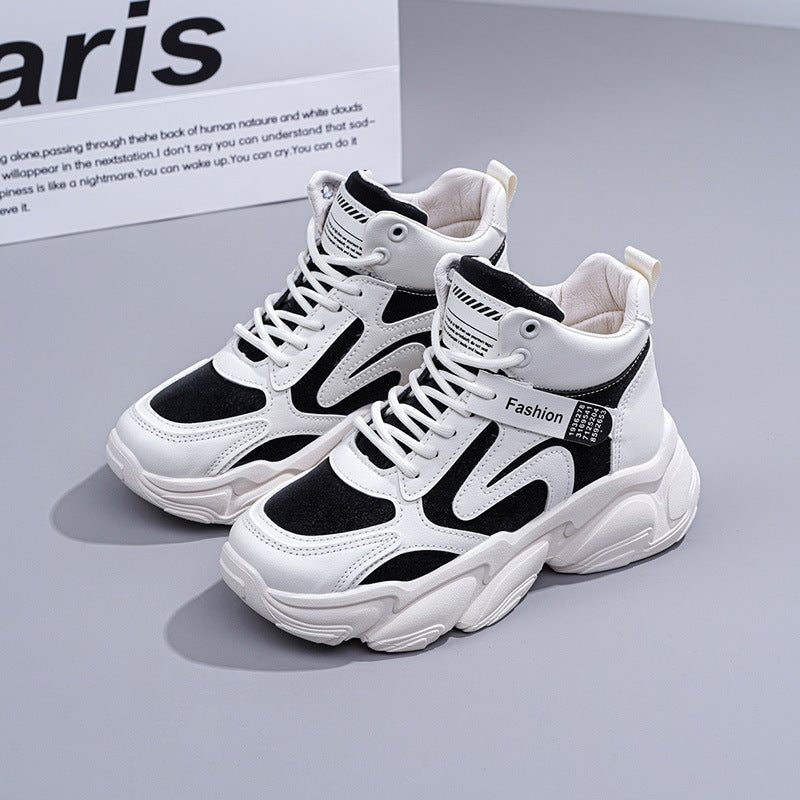 Damen High- Sneaker Atmungsaktives Mesh Verstärktes Sohlenprofil