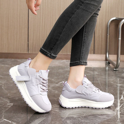 Damen Sneaker Weich Bequem Dämpfung