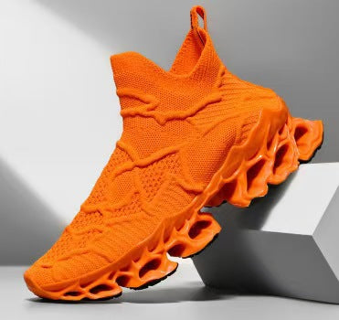 Damen Sneaker Strick Rutschfest Komfortabel