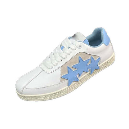 Damen Sneaker mit Sternen Applikation