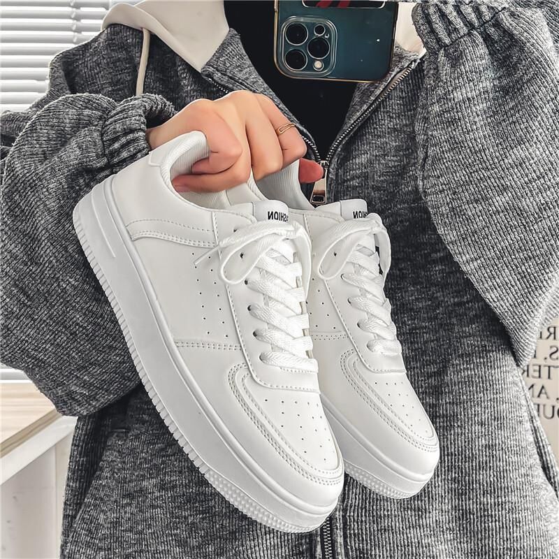 Damen Sneaker Atmungsaktives Mesh Elegant Weiß - Norvielle