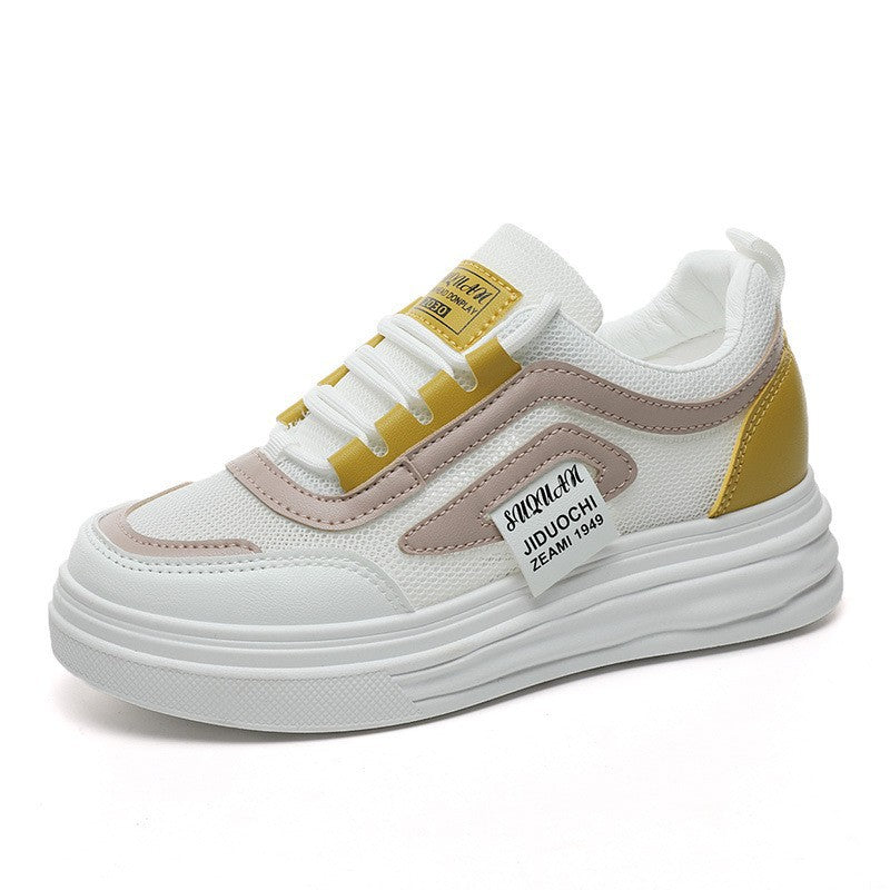 Damen Sneaker Atmungsaktives Mesh Dämpfende Sohlen Schwarz - Norvielle