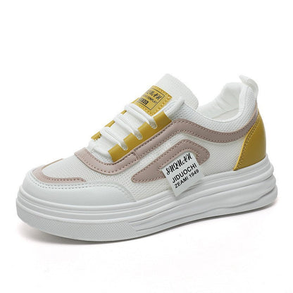 Damen Sneaker Atmungsaktives Mesh Dämpfende Sohlen Schwarz - Norvielle