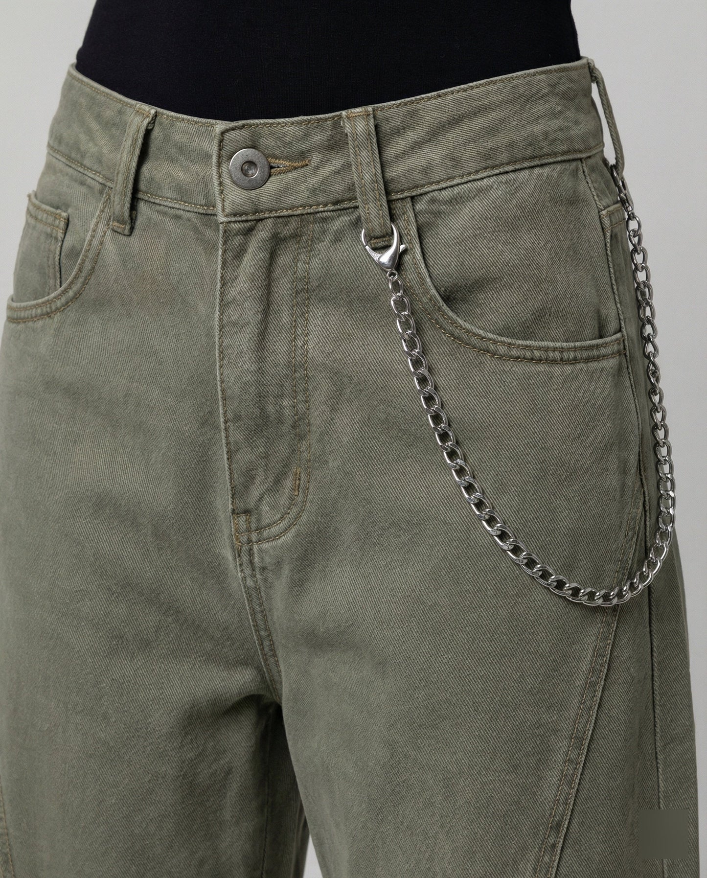 Damen Cargo-Hose Weit Bequem Große Taschen