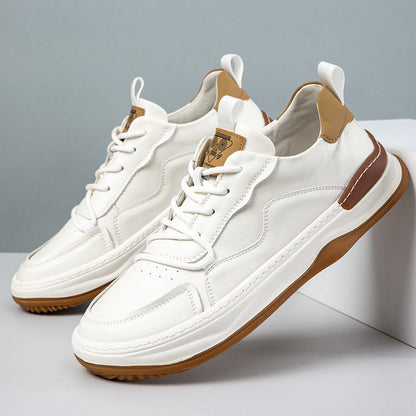Damen Sneaker Leder Bequem Komfortabel