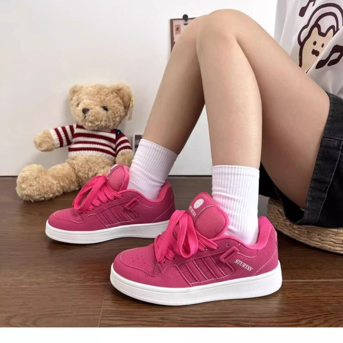 Damen Laufschuhe Bequem Atmosphärendichter Laufsohle