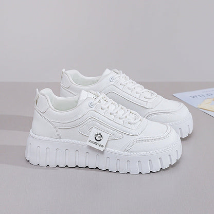 Damen Plattform Sneaker Leicht Bequem