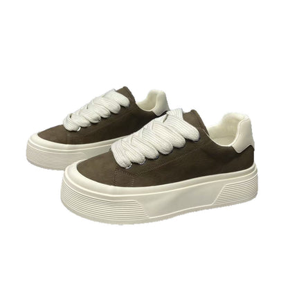 Damen Sneaker Bequem Chunky Rutschfest