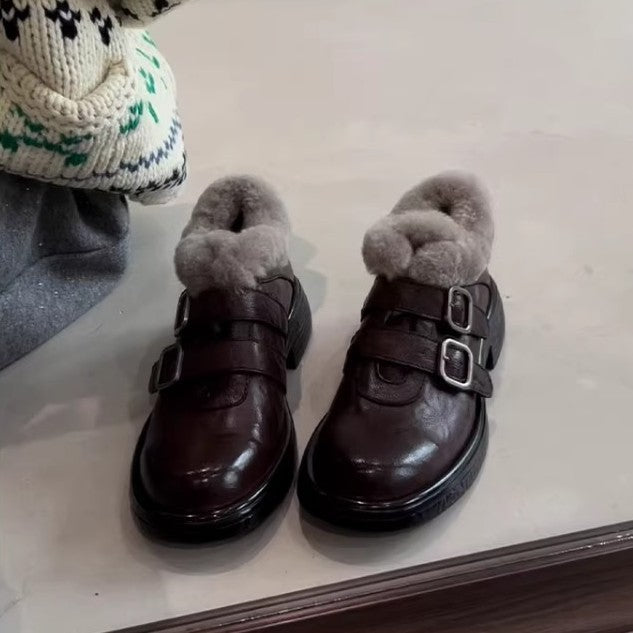 Damen Stiefeletten Gefüttert Schnürsenkel Schwarz - Norvielle