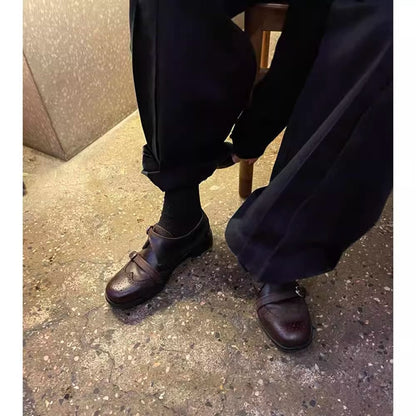 Damen Schnürschuhe Elegante Riemen Schuhe