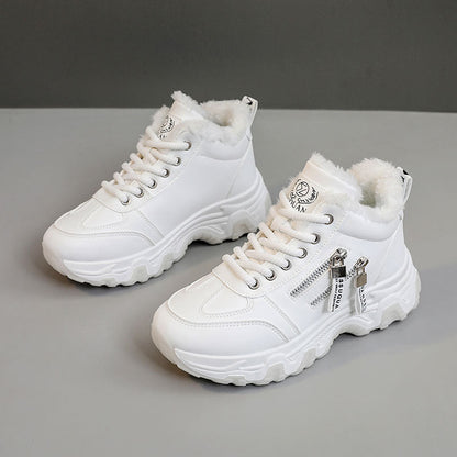 Damen High- Sneaker Warmes Innenfutter Sportlich