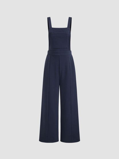 Damen Weitbein-Overall mit Taschen Modern