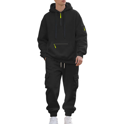 Herren Sportanzug Hoodie Jogginghose Sportlich